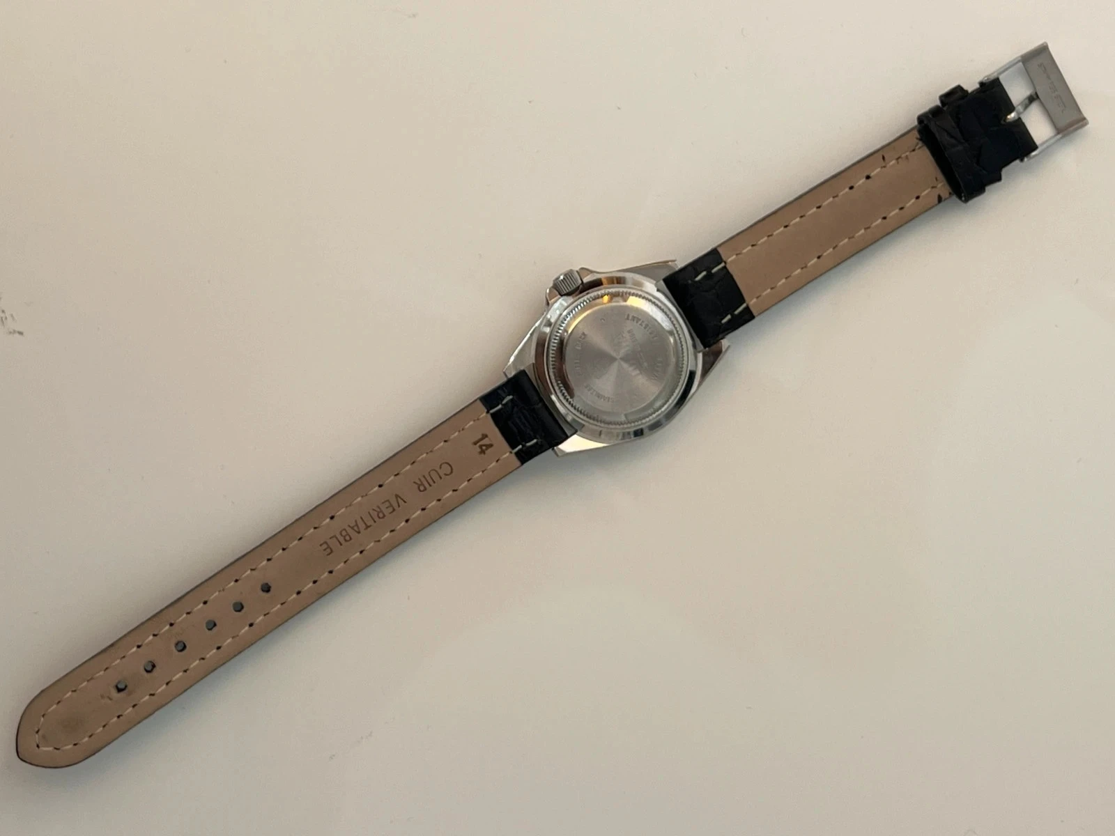 Relógio DOGMA Diver 28 mm NOS | Aço Inoxidável | Pulseira de Couro Autêntica | Unisexo – photo 8